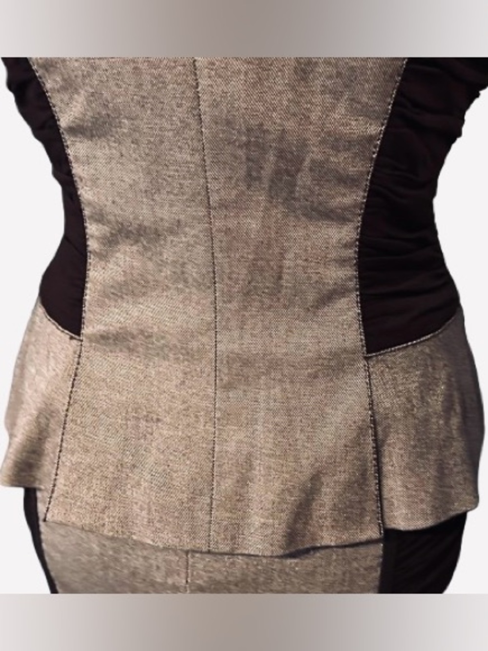NWT 2-Pc BEBE Skirt Suit Jacket Blazer Y2K 90s Small Vintage Mini Designer New - Picture 9 of 16